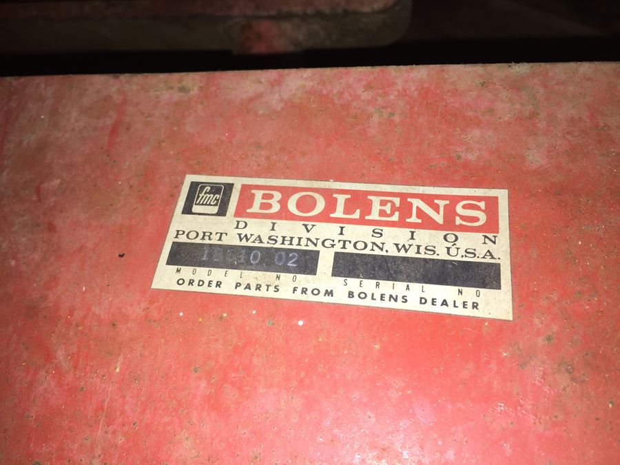 Bolens Tiller Attachment Model No. 18610 02 [Photo 1]