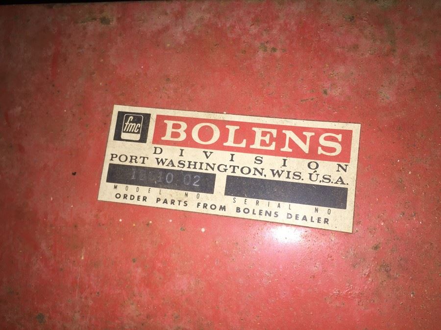 Bolens Tiller Attachment Model No. 18610 02 [Photo 7]