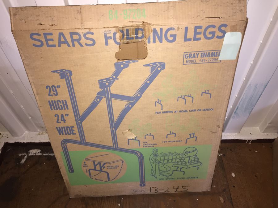 SEARS Folding Legs For Table [Photo 1]