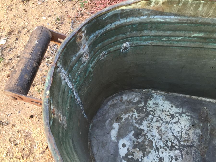 Vintage Copper Handled Pot With Lid [Photo 6]