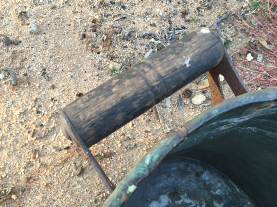 Vintage Copper Handled Pot With Lid [Photo 7]