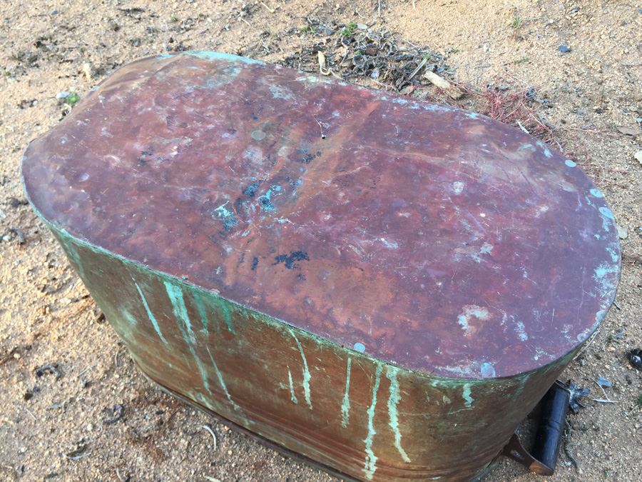 Vintage Copper Handled Pot With Lid [Photo 12]