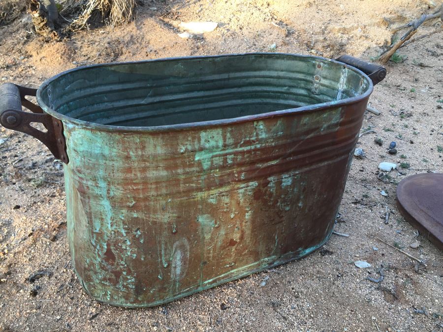 Vintage Copper Handled Pot With Lid [Photo 9]