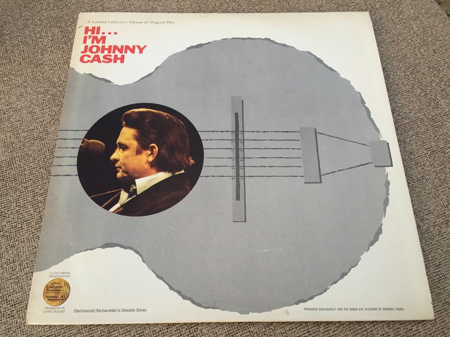 Johnny Cash Vinyl Record Albums [Photo 2]