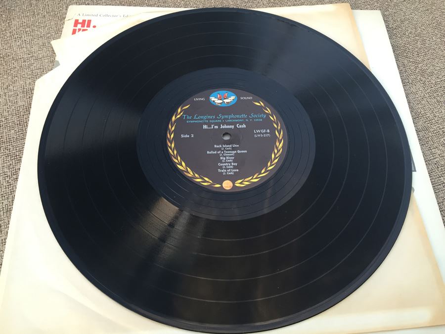 Johnny Cash Vinyl Record Albums [Photo 9]