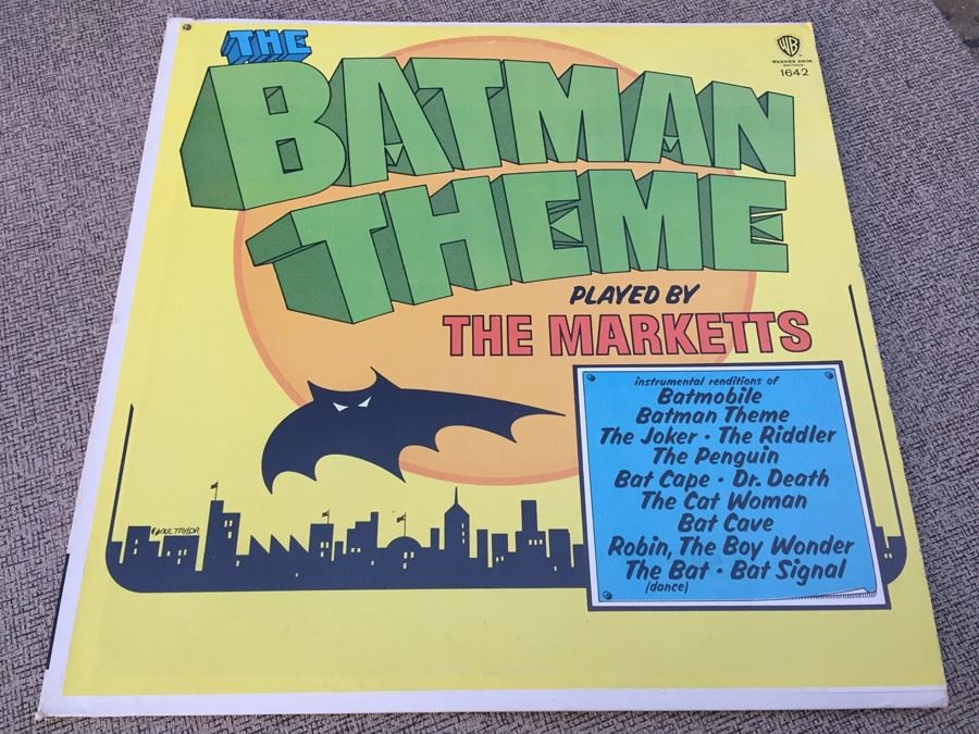 The Batman Theme Played By The Marketts Vinyl Record [Photo 1]