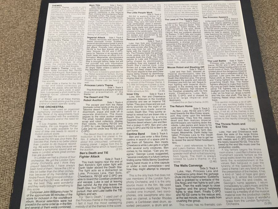 STAR WARS Original Soundtrack Vinyl Record [Photo 11]