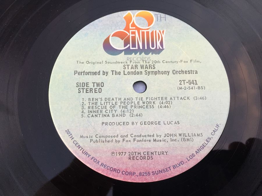 STAR WARS Original Soundtrack Vinyl Record