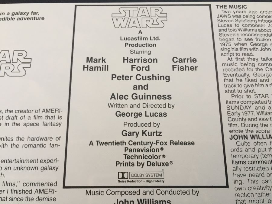 STAR WARS Original Soundtrack Vinyl Record [Photo 10]