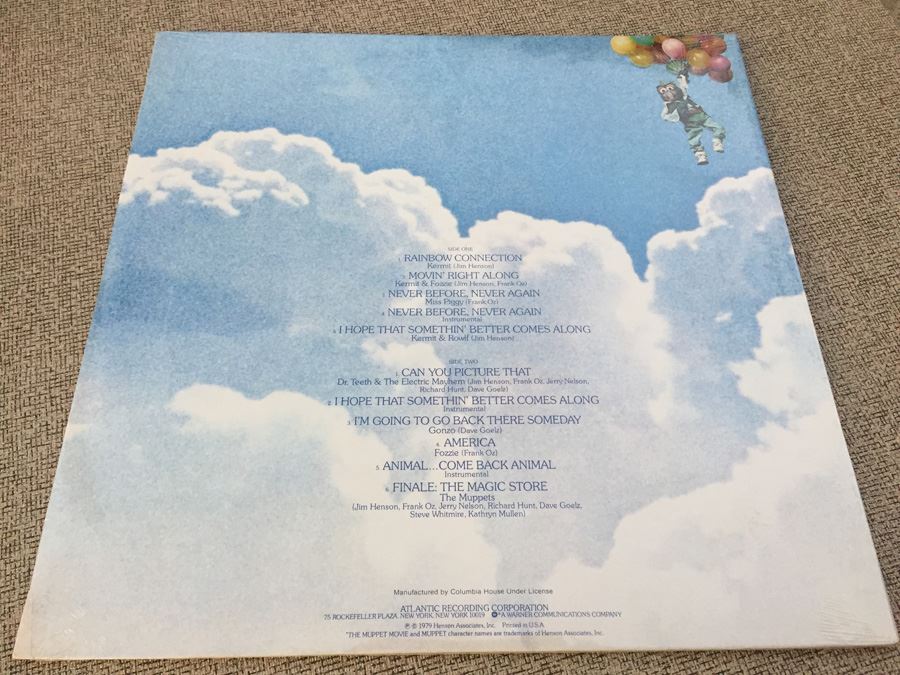 The Muppet Movie Original Sountrack Recording Vinyl Record SEALED [Photo 3]