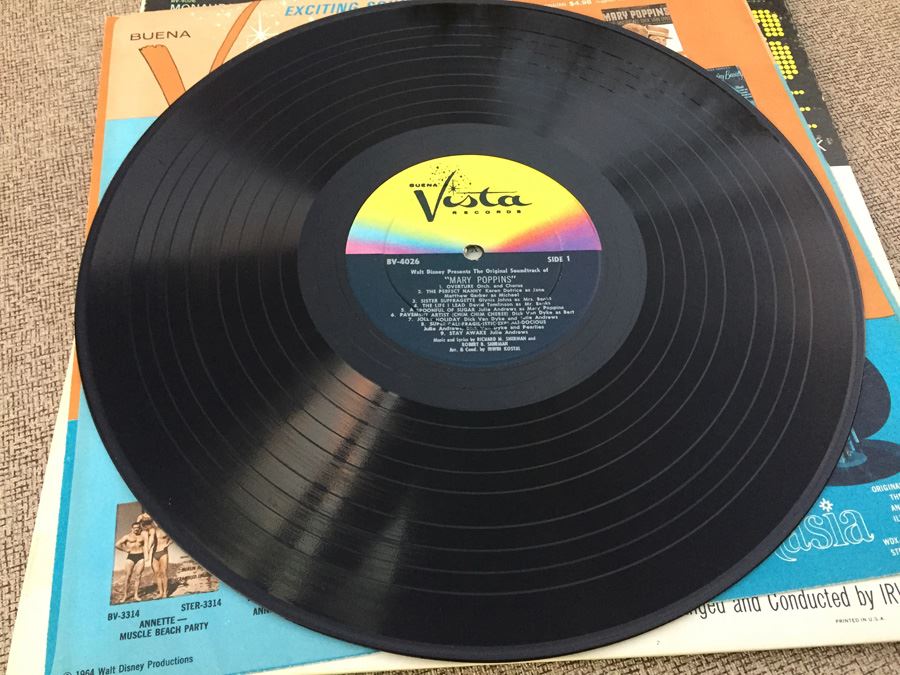 Mary Poppins Walt Disney Original Soundtrack Vinyl Record BV-4026 [Photo 5]