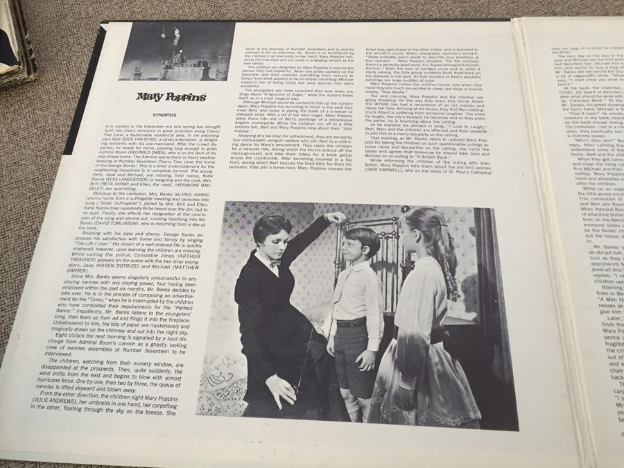 Mary Poppins Walt Disney Original Soundtrack Vinyl Record BV-4026 [Photo 2]