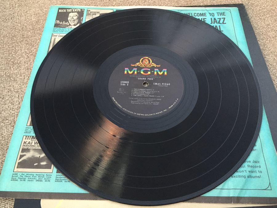 Grand Prix Original Sound Track Vinyl Record SMAS-91060 [Photo 13]
