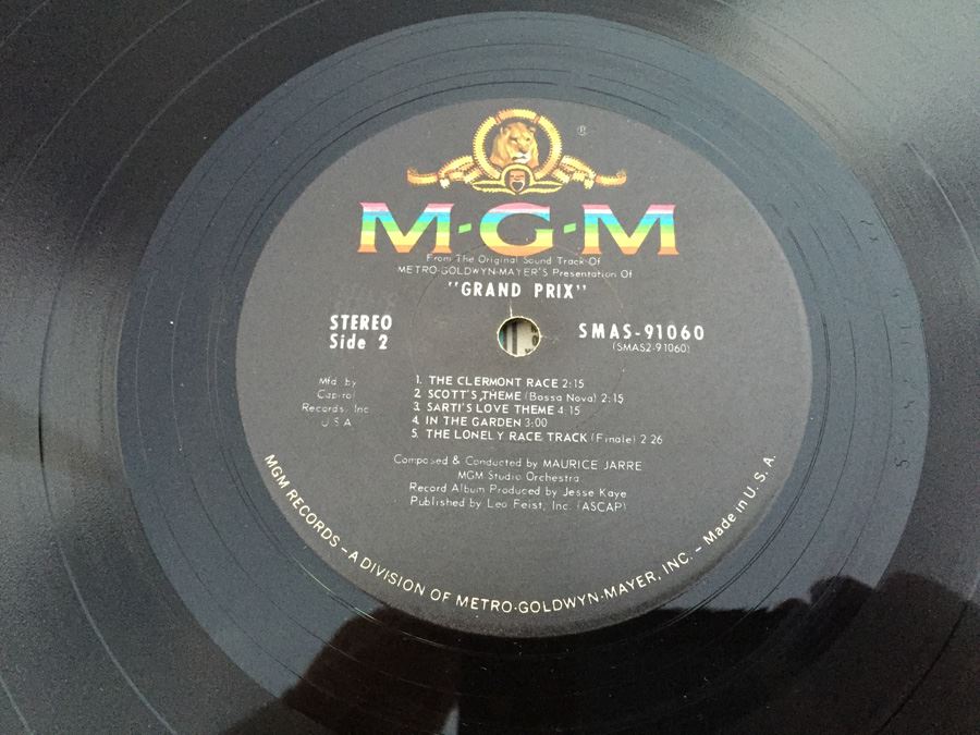 Grand Prix Original Sound Track Vinyl Record SMAS-91060 [Photo 14]