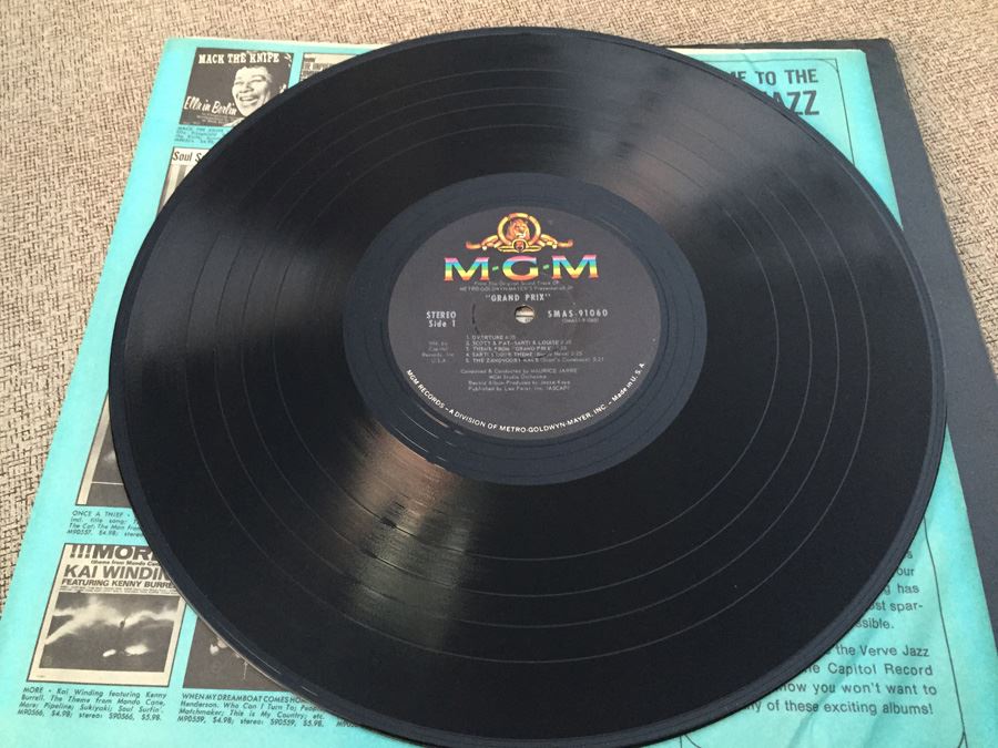 Grand Prix Original Sound Track Vinyl Record SMAS-91060 [Photo 11]