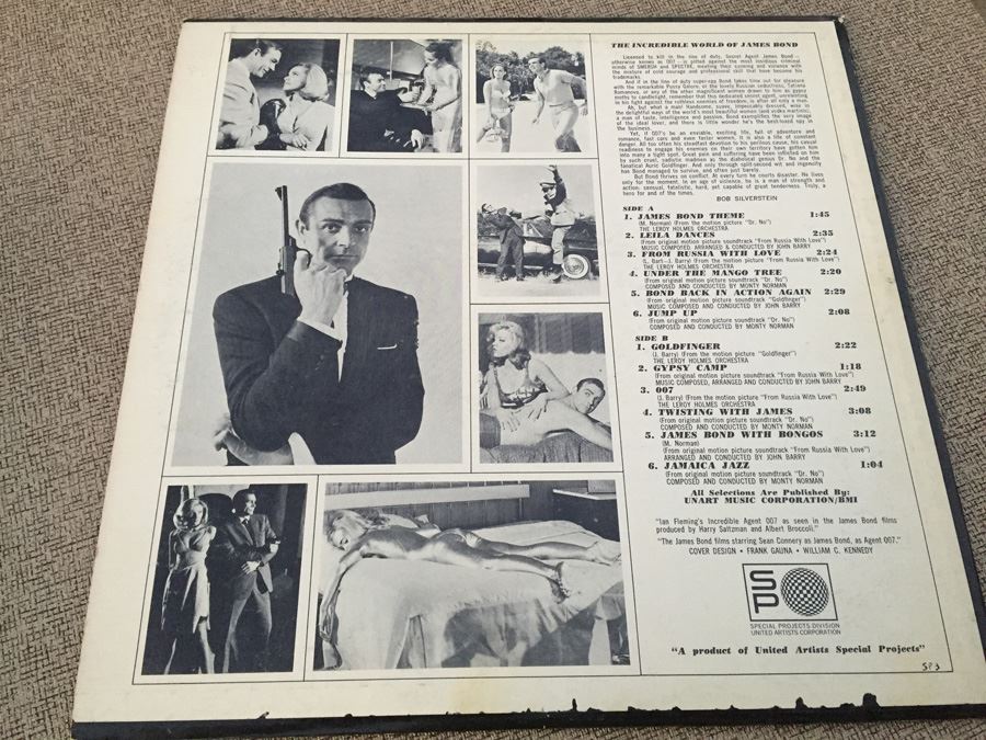 The Incredible World Of James Bond Vinyl Record SP # 3 [Photo 2]