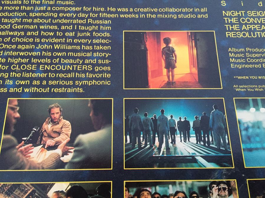 Close Encounters Of The Third Kind Original Soundtrack Vinyl Record AL 9500 [Photo 7]