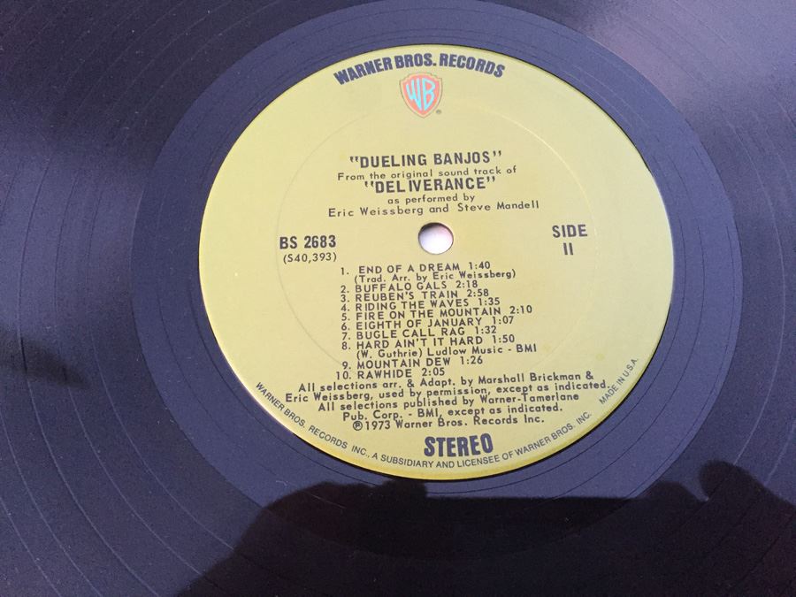 Deliverance Original Soundtrack Vinyl Record BS 2683 [Photo 8]