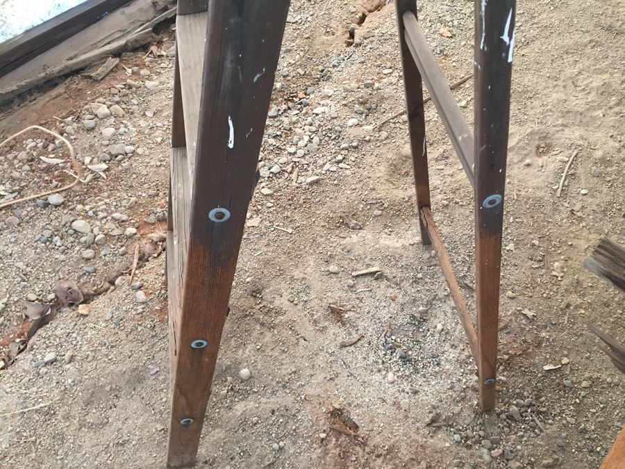 Vintage Wooden Ladder For Display [Photo 3]