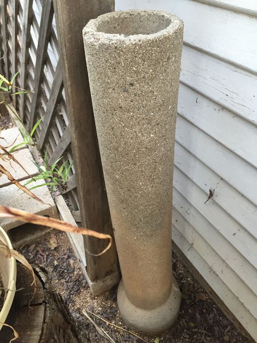 (2) Cement Planter Stands [Photo 2]