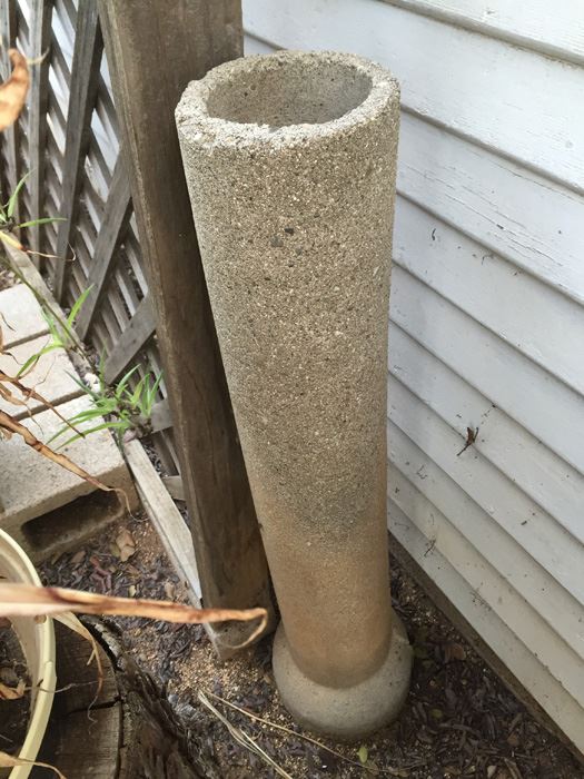 (2) Cement Planter Stands [Photo 6]