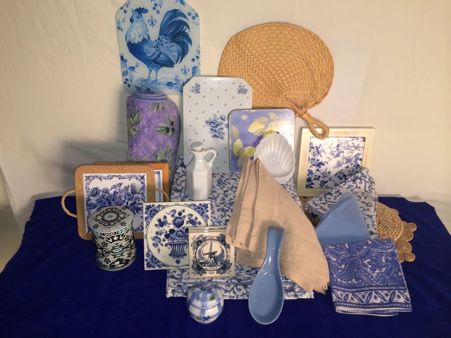 Blue & White Lot