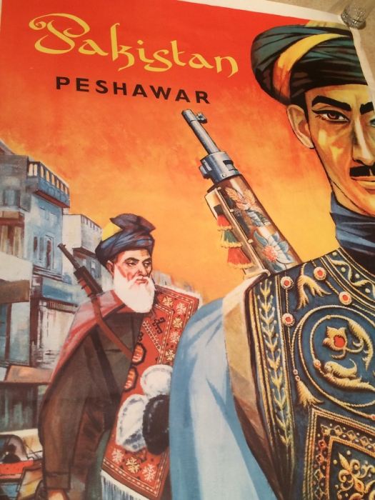  Pakistan Original Vintage Travel Poster - PESHAWAR, Rawalpindi 1963 [Photo 5]
