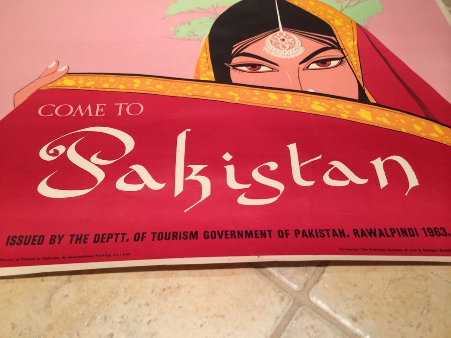 Come to Pakistan Original Vintage Travel Poster [Photo 2]