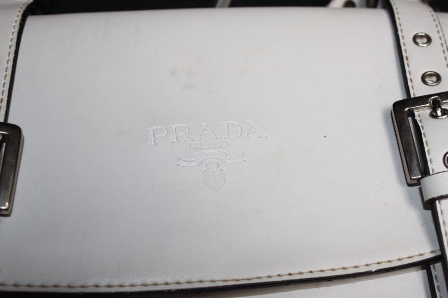 Pair Of White PRADA Replica Handbags [Photo 2]