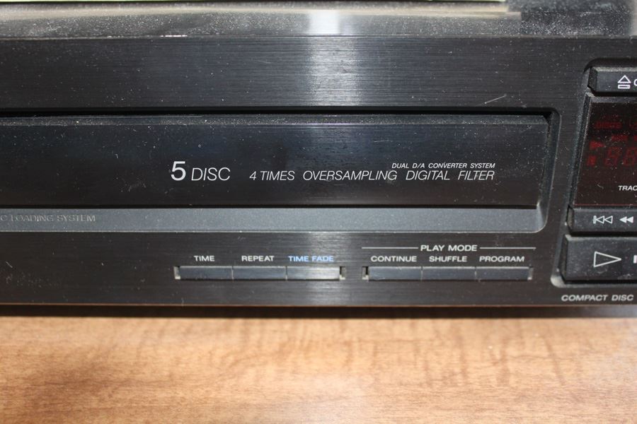 Electronics Lot Includes SONY Stereo System, Denon Double Cassette Deck And SONY 5 DISC CD Player [Photo 5]