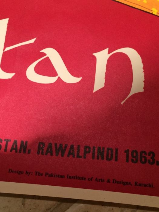  Come to Pakistan Original Vintage Travel Poster [Photo 3]