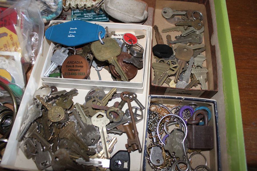 Locks, Keys, And Keychain Lot [Photo 2]