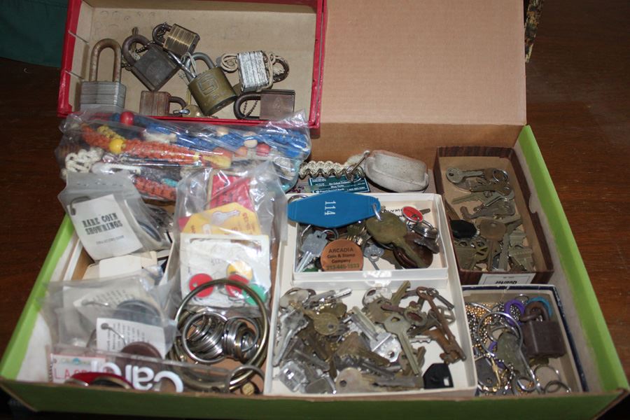Locks, Keys, And Keychain Lot