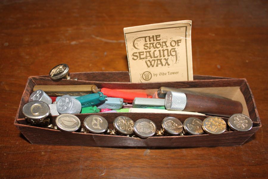 Huge Envelope Wax Seal Stamp Supply Lot [Photo 2]