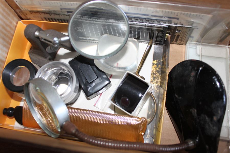 Magnifier Lot Includes OptiVISOR, Magnifying Glasses And Jewelers Loupes [Photo 2]