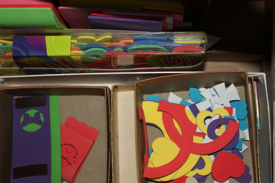 Huge Lot Of Scrapbooking Scissors, Paper Punches, Stickers And Crafts [Photo 6]