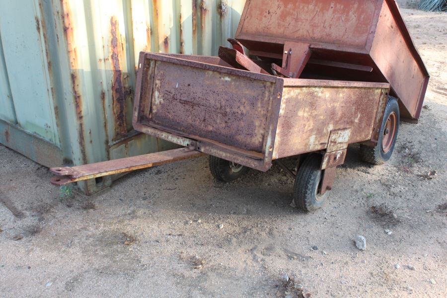 TowBehind Steel Utility Carts With Rubber Wheels