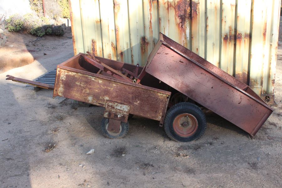 Tow-Behind Steel Utility Carts With Rubber Wheels [Photo 1]