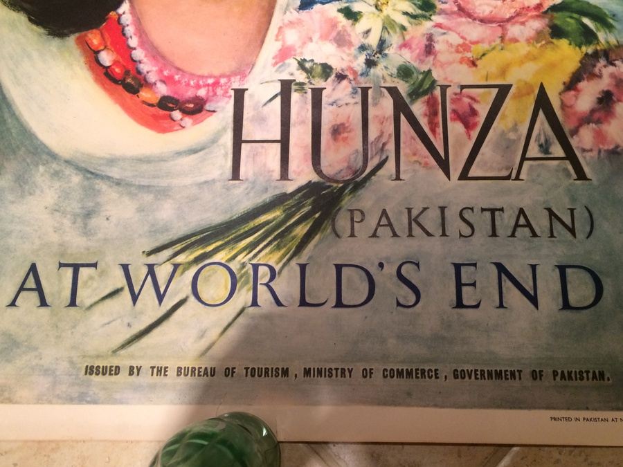 See Pakistan Original Vintage Travel Poster - Hunza [Photo 5]