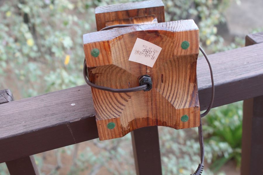 Wooden Lamp [Photo 2]