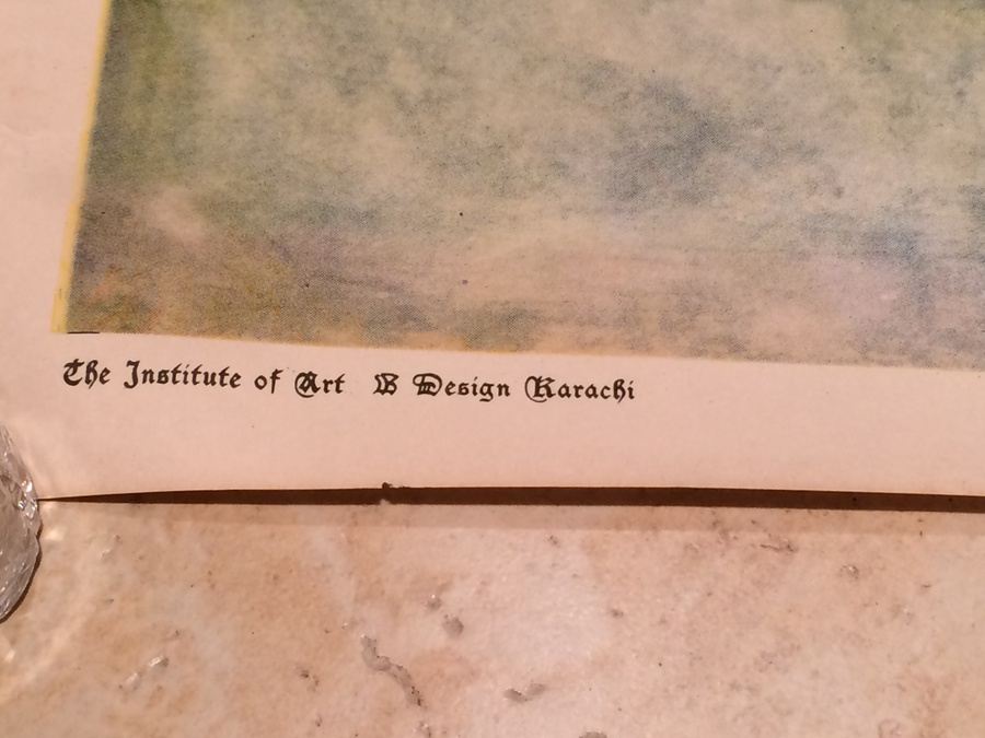  See Pakistan Original Vintage Travel Poster - Hunza [Photo 2]