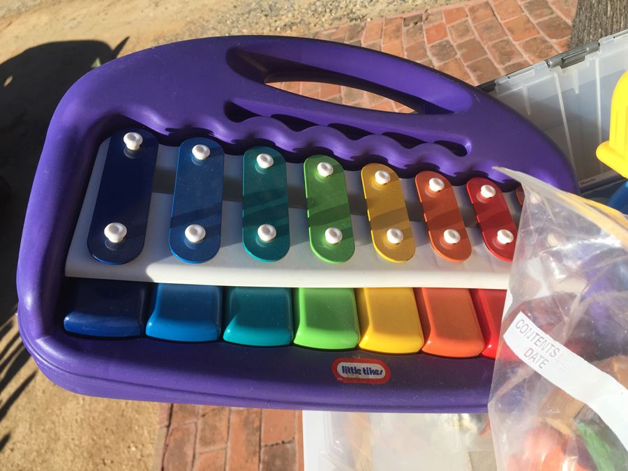 Plastic Bin Filled With Kid's Toys [Photo 5]