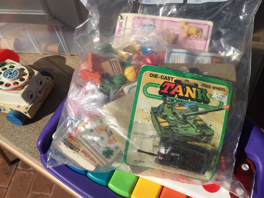 Plastic Bin Filled With Kid's Toys [Photo 3]