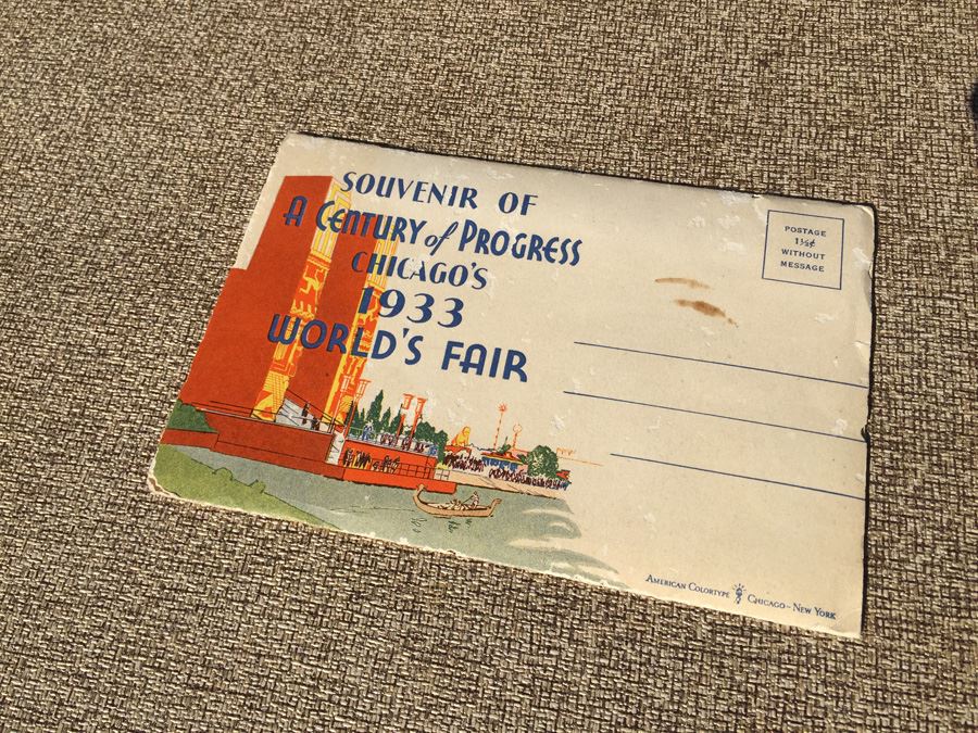 Chicago 1933 World's Fair Souvenir Event Book [Photo 1]