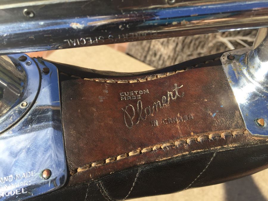 Vintage Men's Custom Made Planert Canada Long Track Speed Skates Hand Made Olympic Model [Photo 2]