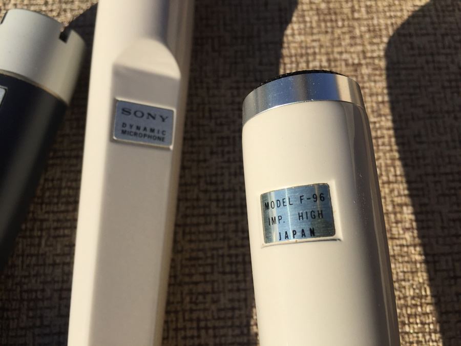 Vintage Microphone Lot SONY [Photo 4]