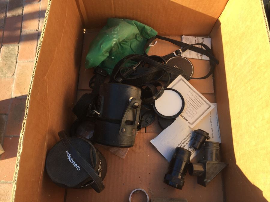 Camera Lenses And Camera Flash Lot SOLIGOR Vivitar [Photo 19]