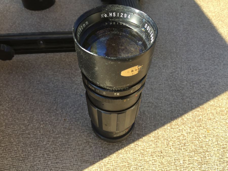 Camera Lenses And Camera Flash Lot SOLIGOR Vivitar [Photo 11]