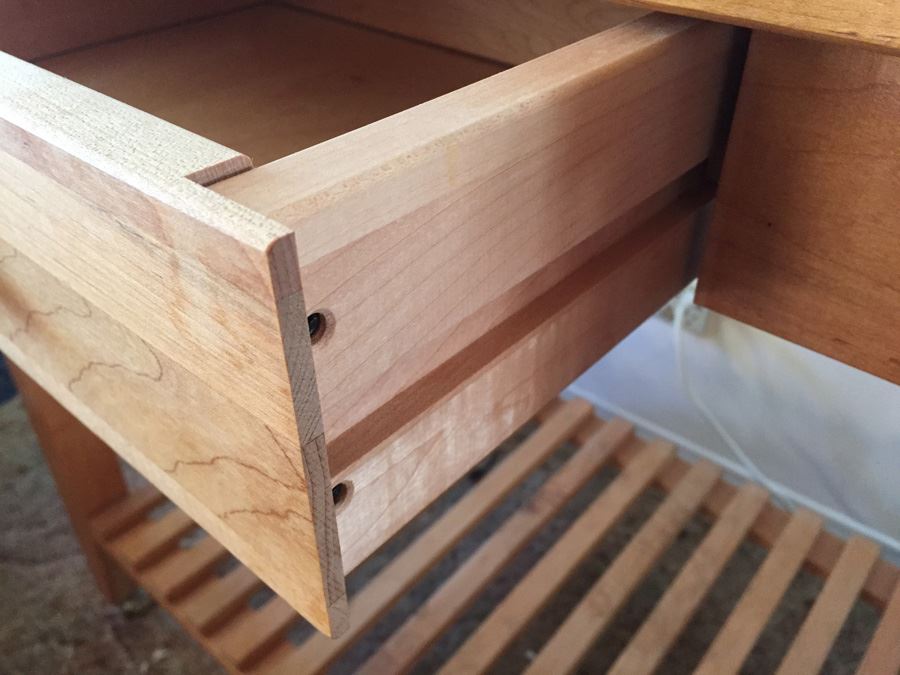 Large Wooden Kitchen Island on Casters [Photo 2]