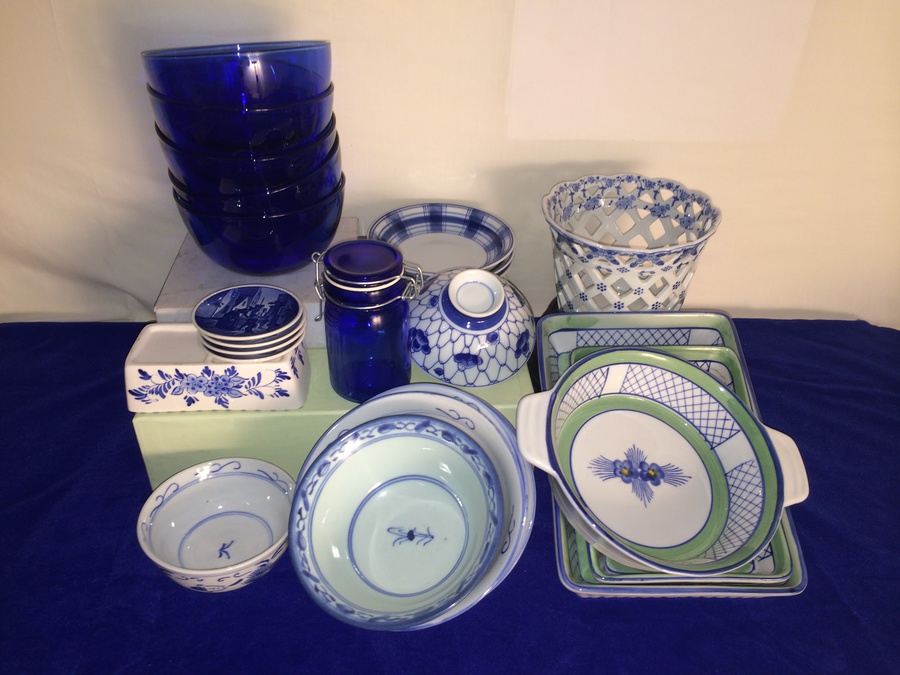 Blue & White Lot